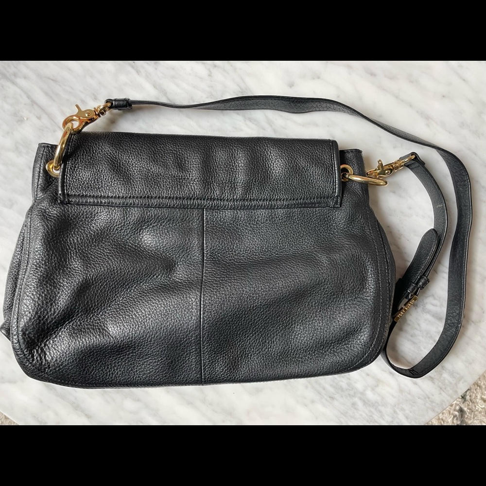 Tory Burch Black Leather Crossbody Bag with Gold Hardware - Picture 2 of 7